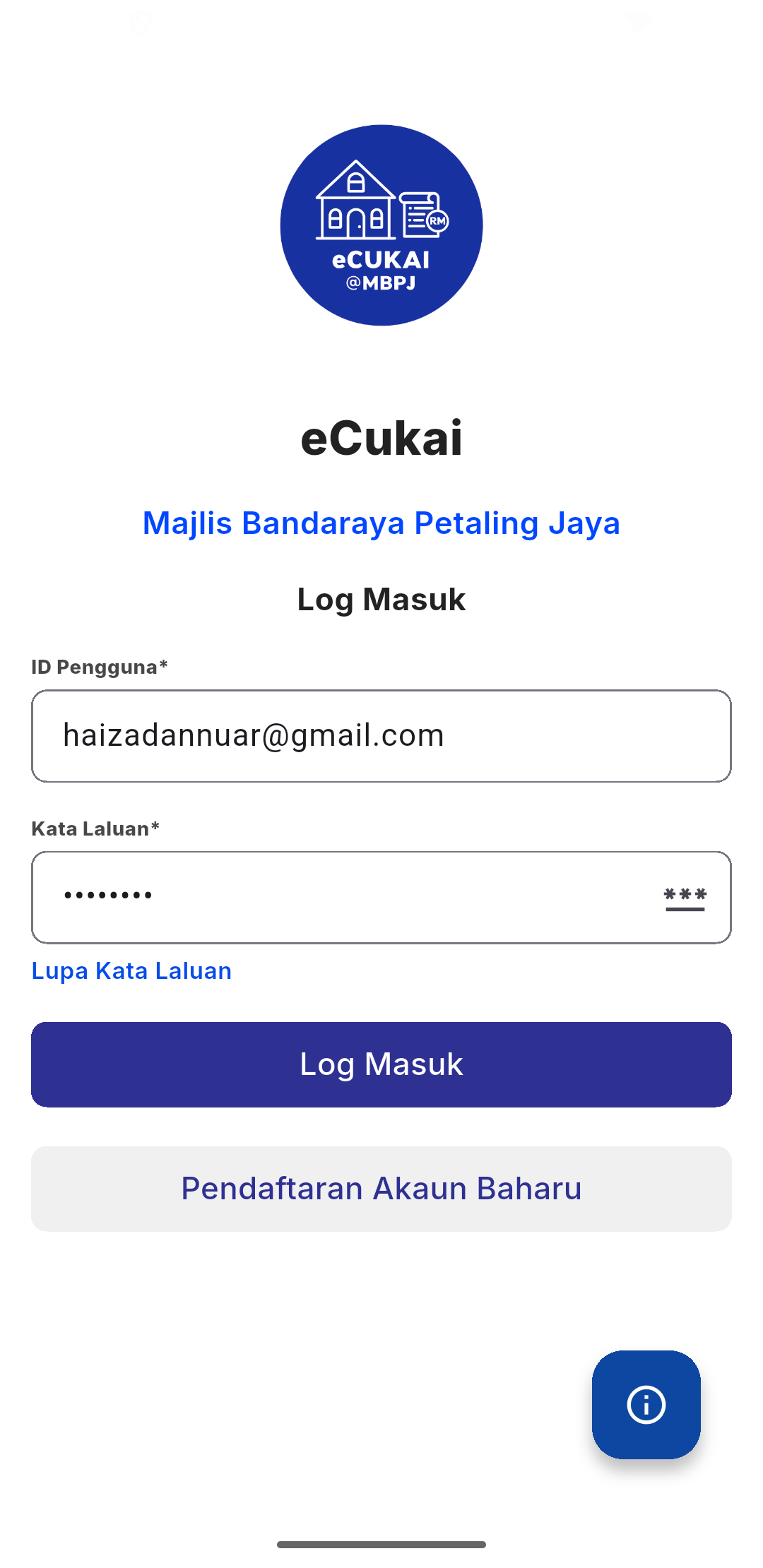 eCukai Digital Tax System Mobile